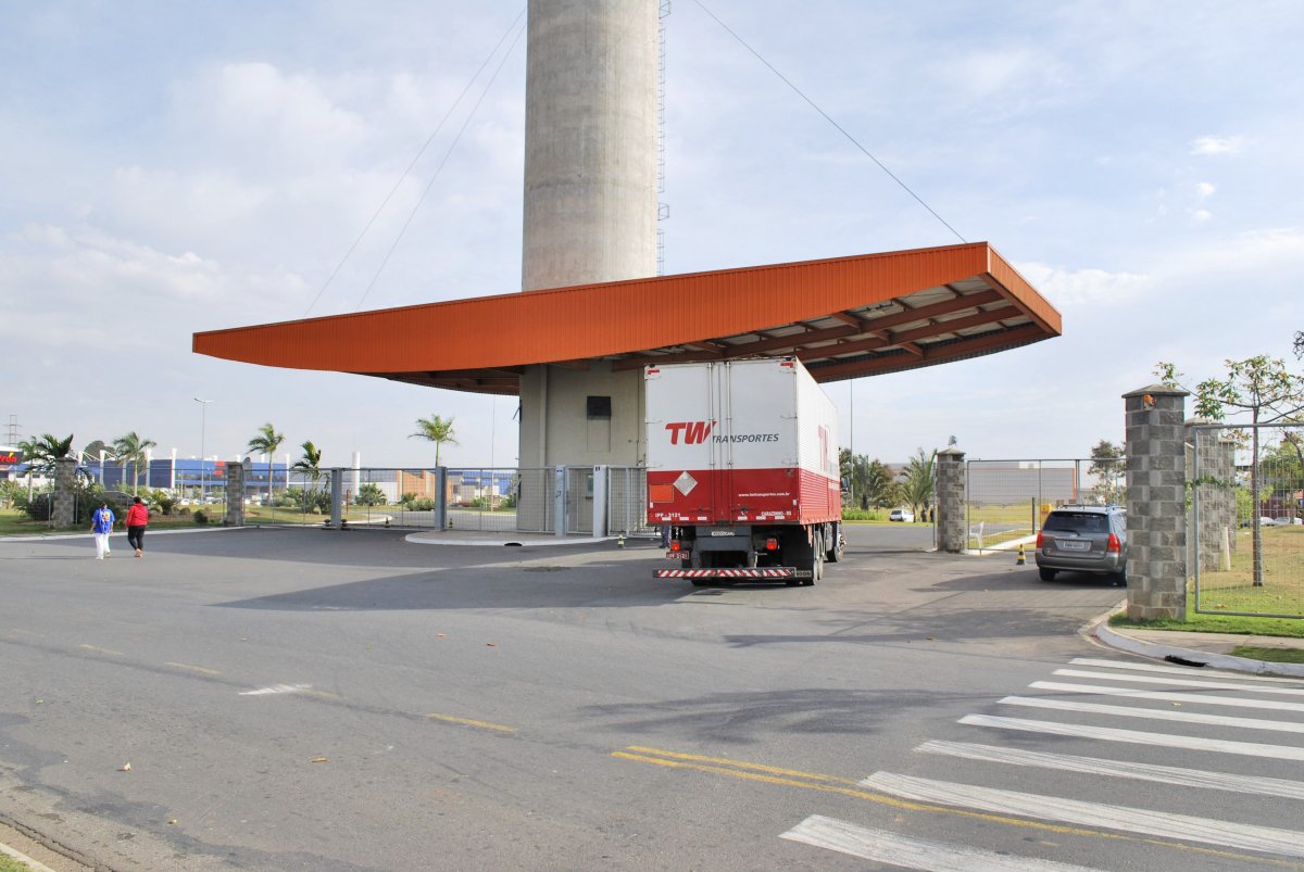 portaria do condomínio