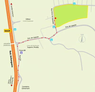 mapa localização